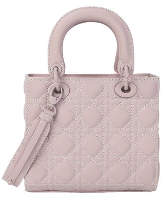 Tiffany & Fred Quilted Leather Mini Top Handle Satchel