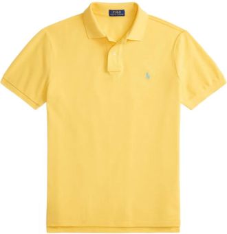 Polo Ralph Lauren Geribbeld poloshirt - Geel