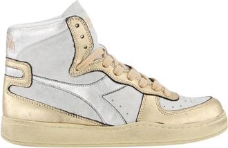 Diadora Gebruikte Metallic Basket Sneakers - Dames - Sneakers - Veelkleurig - 38 EU - Schoenen