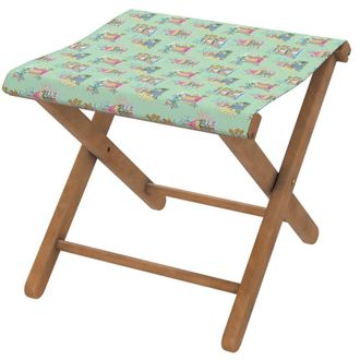 Vent de Boh&egrave;me Taburete plegable eucalipto tela outdoor templos laguna