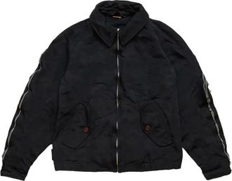 Comme Des Gar&ccedil;ons Giacca con stampa camouflage - Nero
