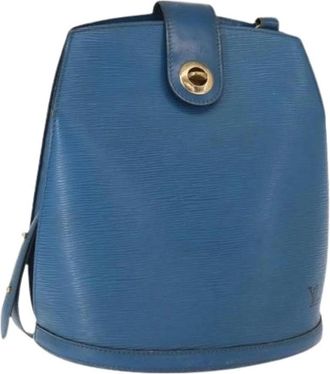Louis Vuitton Pre-owned Shoulder Bags, female, Blue, Size: ONE SIZE Pre-owned Vintage Shoulder Bag