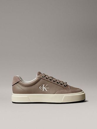 Calvin Klein Premier Zapatillas De Piel Con Logo Distintivo