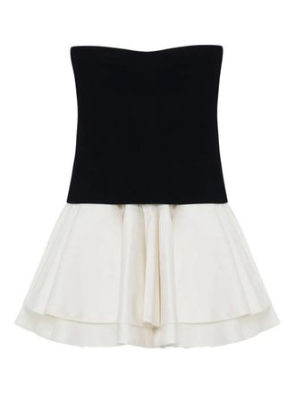 SIMKHAI Isabelle off-shoulder mini dress - Black