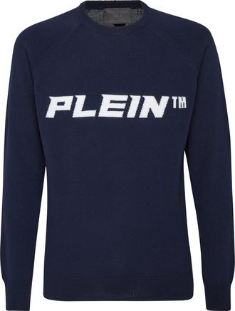 Philipp Plein Wool Pullover Round Neck LS