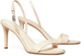 Tory Burch Double T Buckle Slingback Sandal in Soft Pink at Nordstrom, Size 10.5