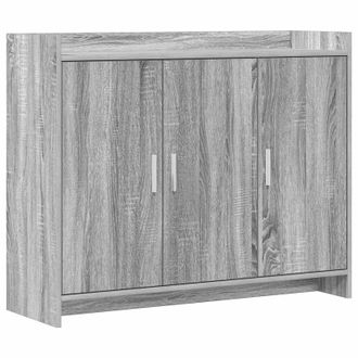 vidaXL Aparador Sonoma Gris 98,5 X 33 X 80 Cm Madera De Ingenier&iacute;a Vidaxl