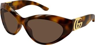Gucci GG2269S 002 Womens Sunglasses Tortoiseshell Size 64 - Free RX Lenses - Free RX Lenses