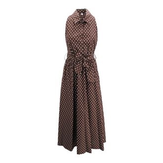Lavi Maxi Dresses, female, Brown, Size: M Caprese Maxi Dress