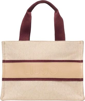 Liu Jo Tassen, Dames, Beige, ONE Size, Leer, S Tote