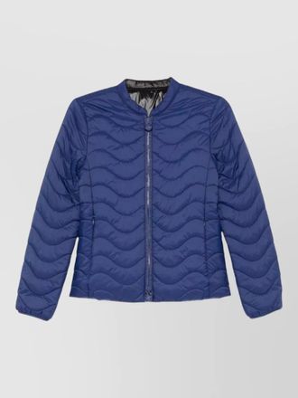 Emporio Armani nylon blouson jacket stand collar quilting