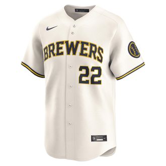 Nike Christian Yelich Milwaukee Brewers Nike Mens Dri-FIT ADV MLB Limited Jersey in Brown | T7LMMZHOMZ9-00C