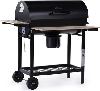 Habitat et Jardin Habitat Et Jardin - Barbacoa A Carb&oacute;n king - 95 X 63 X 105 Cm - Negro