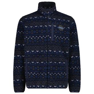 F.lli Campagnolo Jacket Printed Sherpa Fur Fleecejacke f&uuml;r Herren | blau