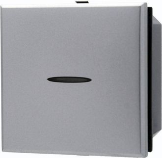 Trade Shop Trade Shop - Pulsante Assiale 1p 2m 16a Colore Silver Compatibile Bticino Axolute