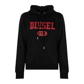Diesel S-Ginn Hoodie - Heren - Sweatshirts & Hoodies - Zwart - Maat: M Katoen