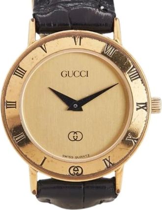 Gucci Pre-owned Watches, female, Yellow, Size: ONE SIZE Pre-owned Vintage Watch