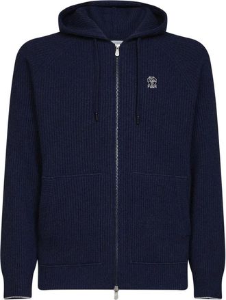 Brunello Cucinelli Hombre, Jerseys, Azul, Talla: S