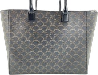 Celine Black Pvc Tote Bag (Pre-Owned)