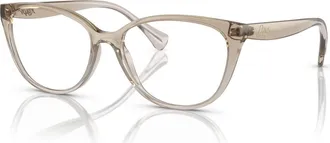 Ralph Lauren 53mm Cat Eye optical glasses in Brown at Nordstrom