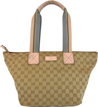 Gucci Multicolor Gg Canvas Tote 131230 (Authentic Pre-Loved)