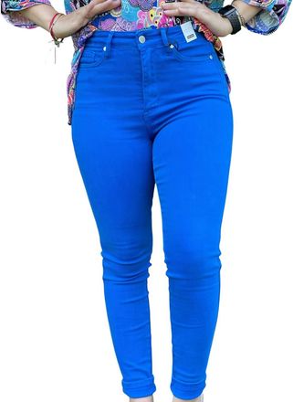 Judy Blue Womens Tummy Control Skinny Jeans In Blue