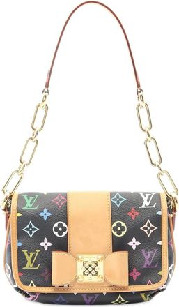 Louis Vuitton Borsa a spalla multicolore Patti con monogramma 2010 - Nero