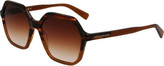 Longchamp LO760S N 212 Womens Sunglasses Brown Size 56