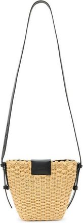 AllSaints Ebro Woven Crossbody Bag in Natural at Nordstrom