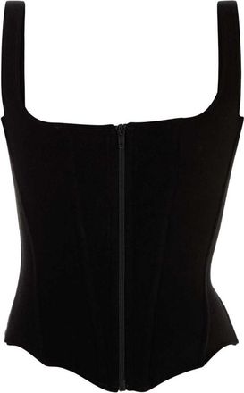 Balenciaga Black velvet bodice