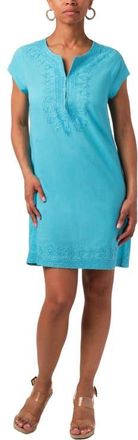 Calypso St. Barth Rowena Dress in Turquoise/turquoise at Nordstrom, Size X-Small