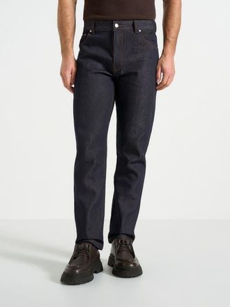 Mani&egrave;re De Voir Tapered Fit Jeans in Indigo at Nordstrom, Size 32