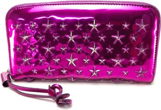 Jimmy Choo London Leather Long Wallet (Bi-Fold) (Pre-Owned)