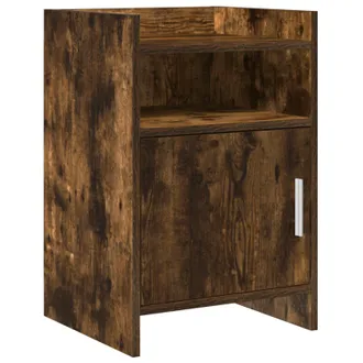 vidaXL Comodini Rovere Fumo 40 X 36 X 60 Cm Legno Ingegnerizzato Vidaxl