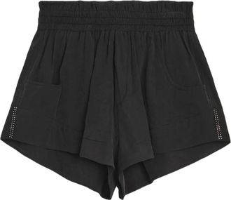 A Paper Kid Shorts con strass - Nero