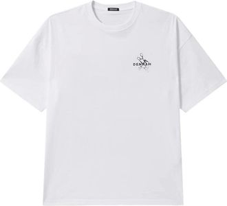 Denham the Jeanmaker Frame T-shirt - Heren - Tops - Wit - Maat: XL Katoen