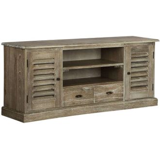 vidaXL Mueble Para Tv Madera Maciza De Mindi 145x35x60 Cm Vidaxl