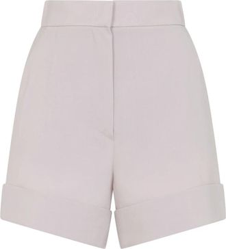 Max Mara Celebre Shorts - Dames - Bermuda - Roze - 2XS - Wol - Korte Broeken