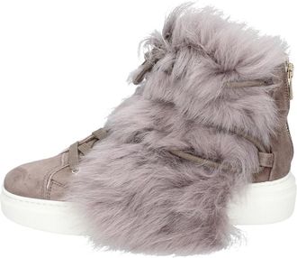Stokton Winter Boots, female, Beige, Size: 7 US Suede Ankle Boots for Women