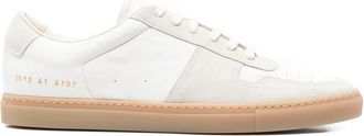 Common Projects White Suede Leather Lace-Up Shoes