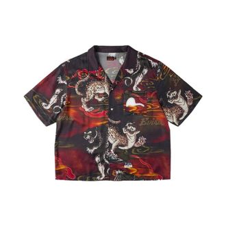 Evisu Short Sleeve Shirts, male, Multicolor, Size: 2XL Short Sleeve Shirt
