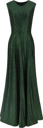 Norma Kamali Bicolor Polyester Long Womens Dress