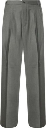 Laneus Pantaloni in Lana - - Trousers - Uomo - Verde - S