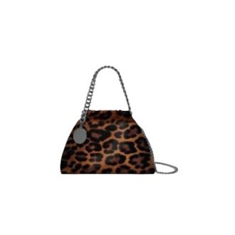 Stella McCartney Falabella Mini - Dames - Handtassen - Bruin - ONE Size - Polyester - Tassen