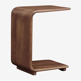 Sklum Mesita De Noche Rectangular 35x40 Cm En Madera Tinsley Sklum