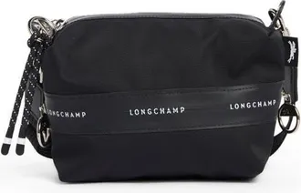 Longchamp Extra Small Le Pliage Energy Canvas Crossbody Bag in Black at Nordstrom