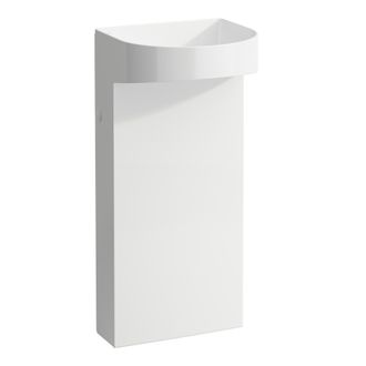 Laufen Lavabo Con Columna Integrada, Sin Agujero Para Grifo, Sin