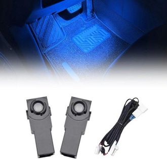 OEM Adecuado Toyota Rav4 2019-2025, Autom&oacute;vil: Iluminaci&oacute;n Ambiental Led Espacio Pies Debajo Tablero, Iluminaci&oacute;n Ambiental Interior. 1 (luz Azul)