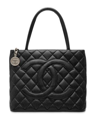 Chanel 2000-2002 Caviar Medallion tote bag - Black