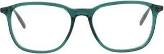 Montblanc 52mm Square Optical Glasses in Green Transparent at Nordstrom Rack